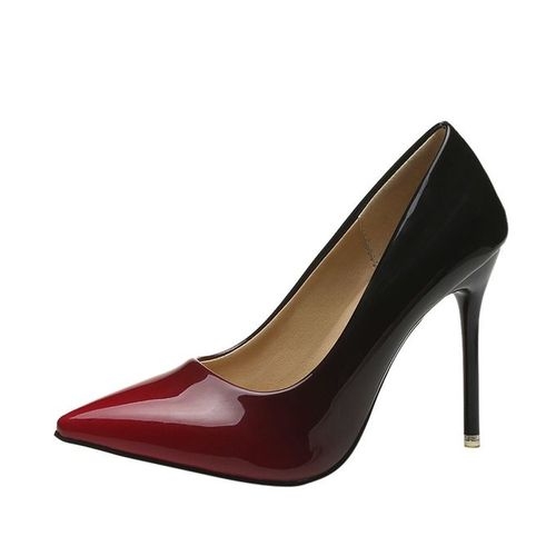 Technology Shoes Women Gradient Color Patent